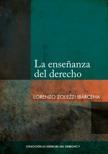 Portada del libro «La enseñanza del derecho», de Lorenzo Zolezzi