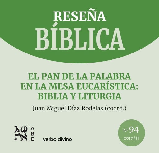Portada del libro «El pan de la Palabra en la mesa eucarística: Biblia y liturgia», de Juan Miguel Díaz Rodelas