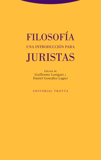 Filosofía. Una introducción para juristas