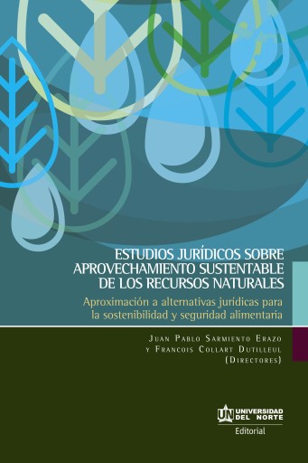 Portada del libro «Estudios jurídicos sobre aprovechamiento sustentable de los recursos naturales»
