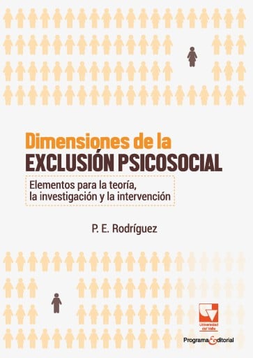Portada del libro «Dimensiones de la exclusión psicosocial.», de Pedro Enrique Rodríguez R