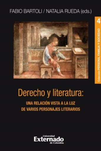 Portada del libro «Derecho y literatura: una relación vista a la luz de varios personajes literarios»