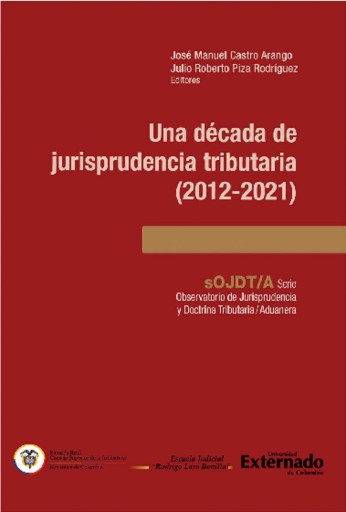 Portada del libro «Una década de jurisprudencia tributaria (2012-2021)»
