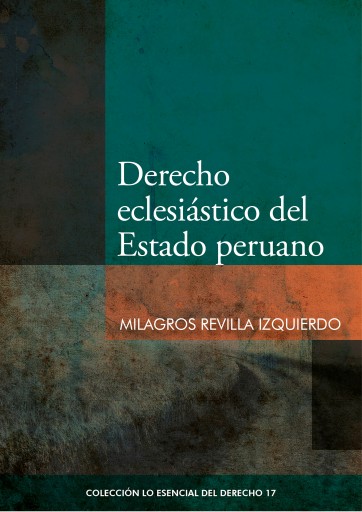 Portada del libro «Derecho eclesiástico del estado peruano», de Milagros Revilla Izquierdo