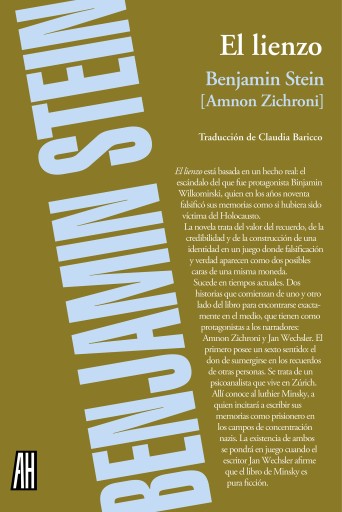 Portada del libro «El lienzo», de Benjamin Stein