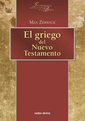 Portada del libro «Curso avanzado del griego del Nuevo Testamento», de Flaminio Poggi