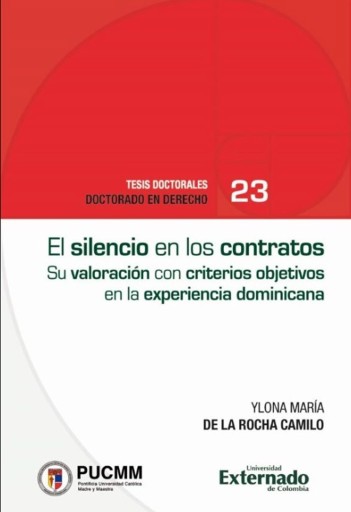 Portada del libro «El silencio de los contratos civiles», de Ylona de la Rocha