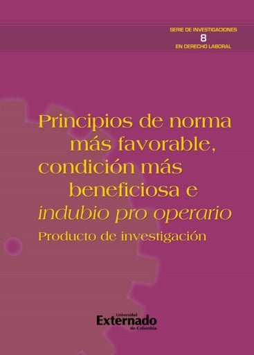 Principios de norma más favorable