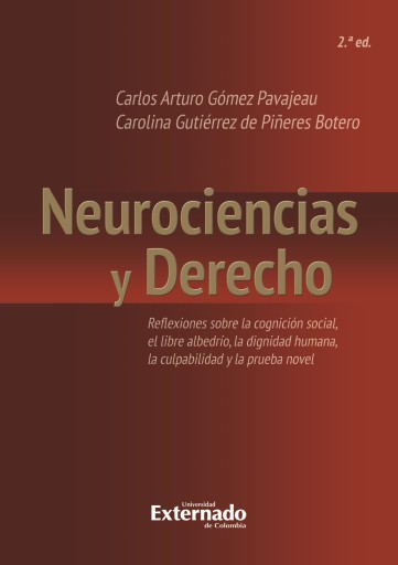 Portada del libro «Neurociencias y derecho», de Carlos Arturo Gómez Pavajeau, Carolina Gutiérrez de Piñeres Botero