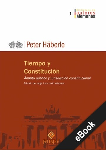 Portada del libro «Tiempo y Constitución», de Peter Häberle