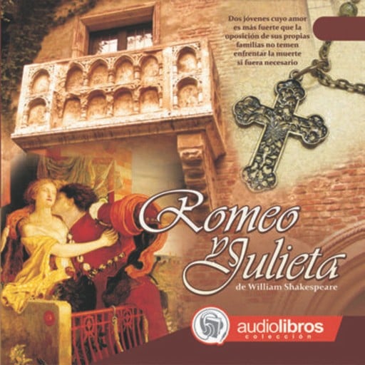 Portada del audiolibro «Romeo y Julieta», de William Shakespeare
