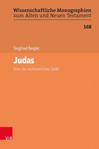 Portada del libro «Judas», de Siegfried Bergler