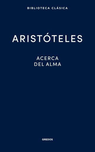 Acerca del alma imagen de portada