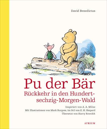 Portada del libro «Pu der Bär. Rückkehr in den Hundertsechzig-Morgen-Wald», de David Benedictus