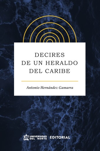 Portada del libro «Decires de un heraldo del Caribe», de Hernández Gamarra Antonio