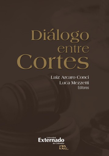 Portada del libro «Dialogo entre cortes», de Luiz Arcaro Conci, Luca Mezzetti