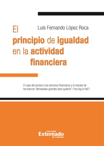 Portada del libro «El principio de igualdad en la actividad financiera.», de López Roca Luis Fernando