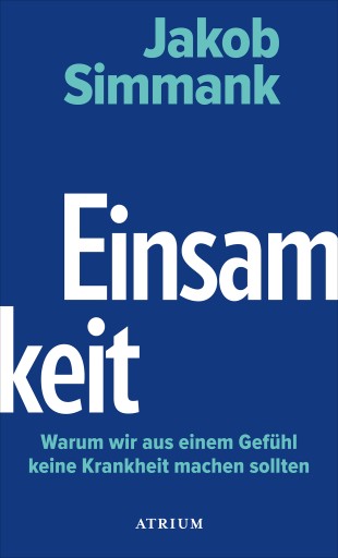 Portada del libro «Einsamkeit», de Jakob Simmank