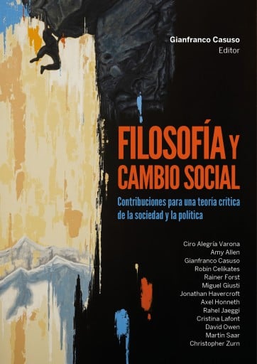 Portada del libro «Filosofía y cambio social. Contribuciones para una teoría crítica de la sociedad y la política»