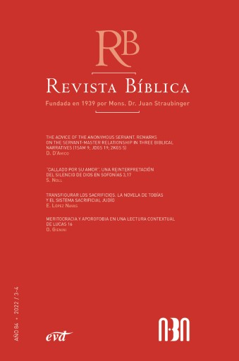 Portada del libro «Revista Bíblica 2022/3-4 - Año 84», de Asociación Bíblica Argentina ABA