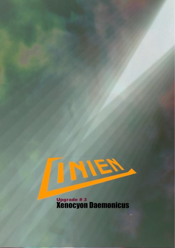 Portada del libro «Linien», de Xenocyon Daemonicus