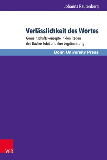 Portada del libro «Verlässlichkeit des Wortes», de Johanna Rautenberg