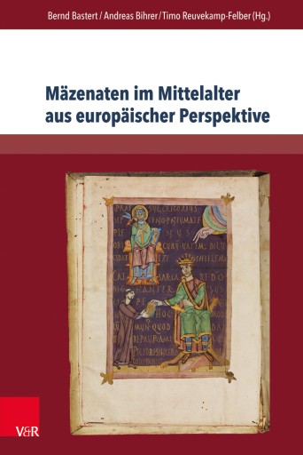 Portada del libro «Mäzenaten im Mittelalter aus europäischer Perspektive»