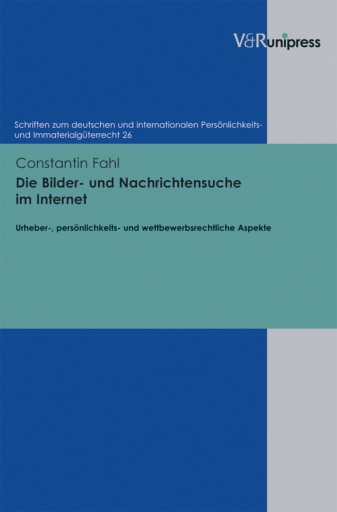 Portada del libro «Die Bilder- und Nachrichtensuche im Internet», de Constantin Fahl