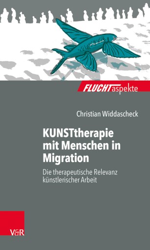 Portada del libro «KUNSTtherapie mit Menschen in Migration», de Christian Widdascheck