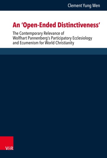 Portada del libro «An 'Open-Ended Distinctiveness'», de Clement Yung Wen