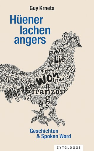 Portada del libro «Hüener lachen angers», de Guy Krneta