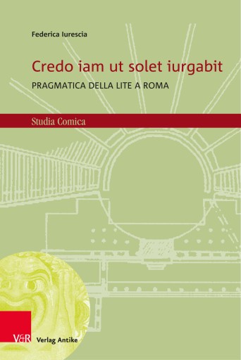 Portada del libro «Credo iam ut solet iurgabit», de Federica Iurescia