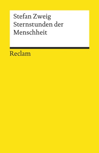 Portada del libro «Sternstunden der Menschheit», de Stefan Zweig