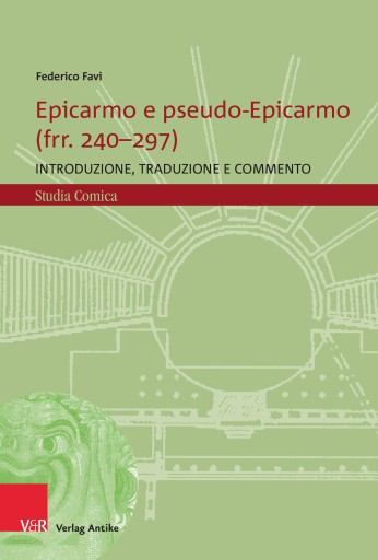 Portada del libro «Epicarmo e pseudo-Epicarmo (frr. 240–297)», de Federico Favi