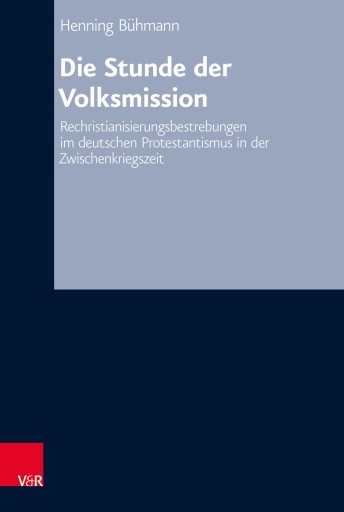 Portada del libro «Die Stunde der Volksmission», de Henning Bühmann