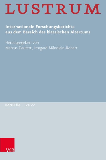 Portada del libro «Lustrum Band 64 – 2022», de Edzard Visser