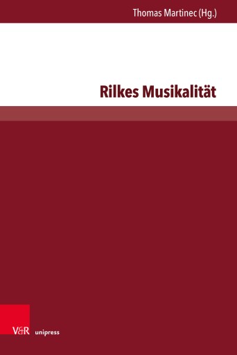 Portada del libro «Rilkes Musikalität»