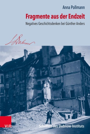 Portada del libro «Fragmente aus der Endzeit», de Anna Pollmann