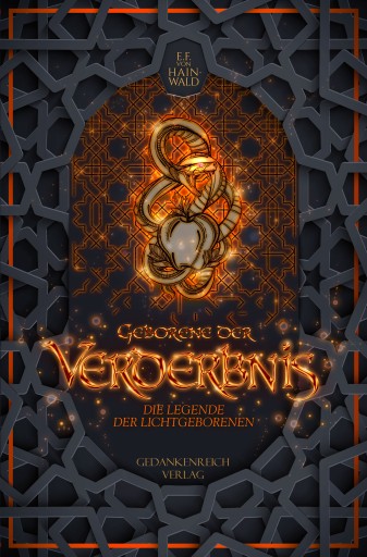Portada del libro «Geborene der Verderbnis», de E.F. v. Hainwald