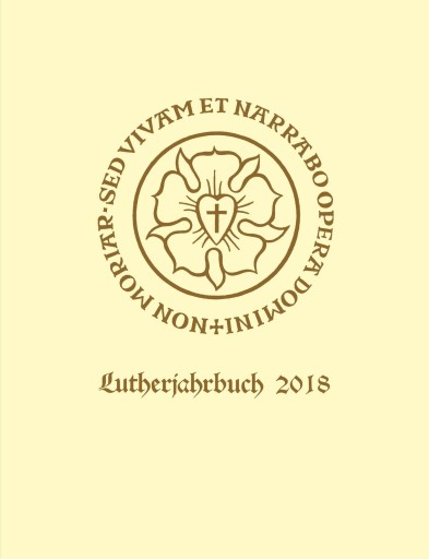 Portada del libro «Lutherjahrbuch 85. Jahrgang 2018»