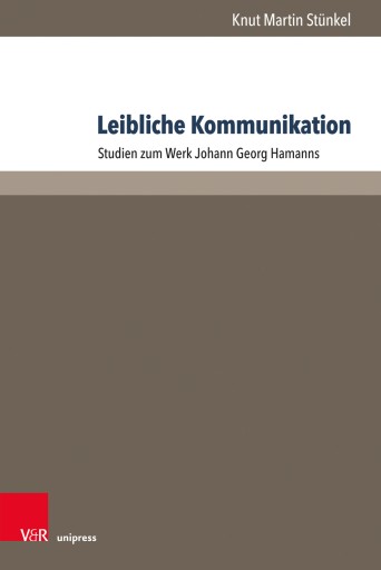 Portada del libro «Leibliche Kommunikation», de Knut Martin Stünkel