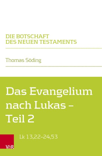 Portada del libro «Das Evangelium nach Lukas», de Thomas Söding