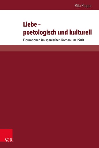 Portada del libro «Liebe – poetologisch und kulturell», de Rita Rieger