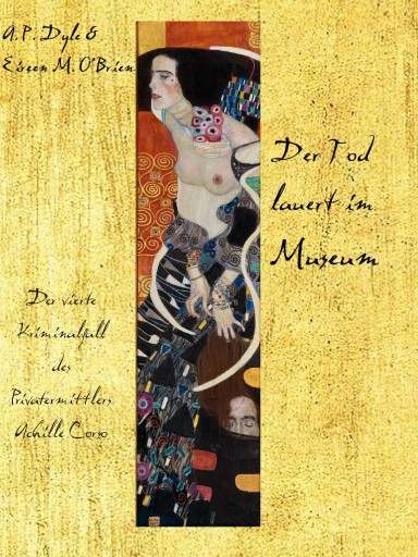 Portada del libro «Der Tod lauert im Museum», de Alexander P. Dyle, Eireen M. O'Brien