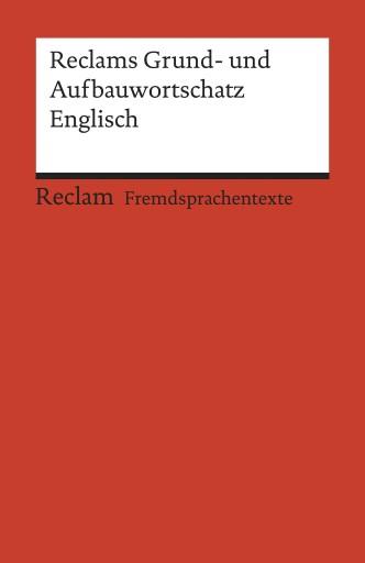 Portada del libro «Reclams Grund- und Aufbauwortschatz Englisch», de Herbert Geisen