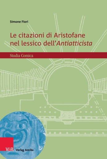 Portada del libro «Le citazioni di Aristofane nel lessico dell'Antiatticista», de Simone Fiori