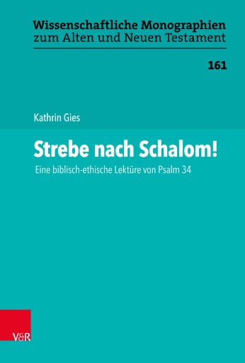Portada del libro «Strebe nach Schalom!», de Kathrin Gies