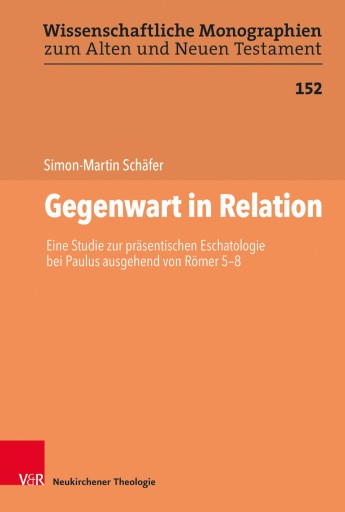 Portada del libro «Gegenwart in Relation», de Simon-Martin Schäfer