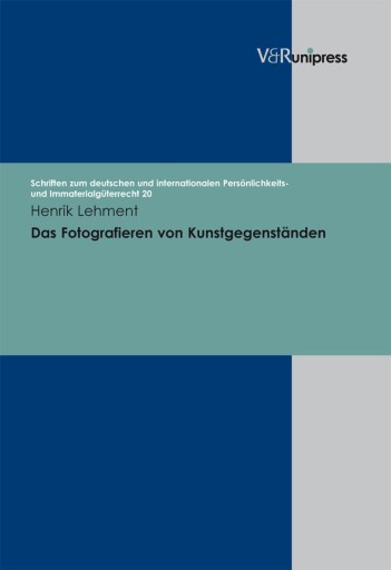 Portada del libro «Das Fotografieren von Kunstgegenständen», de Henrik Lehment
