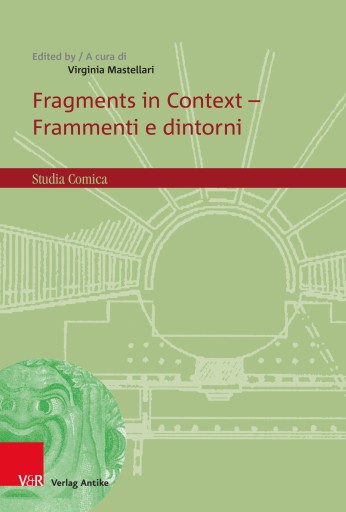 Portada del libro «Fragments in Context - Frammenti e dintorni»